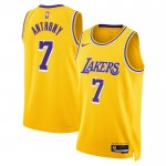 Los Angeles Lakers Trikot Carmelo Anthony 7 Nike 2022-23 Icon Edition Gold Swingman - Herren